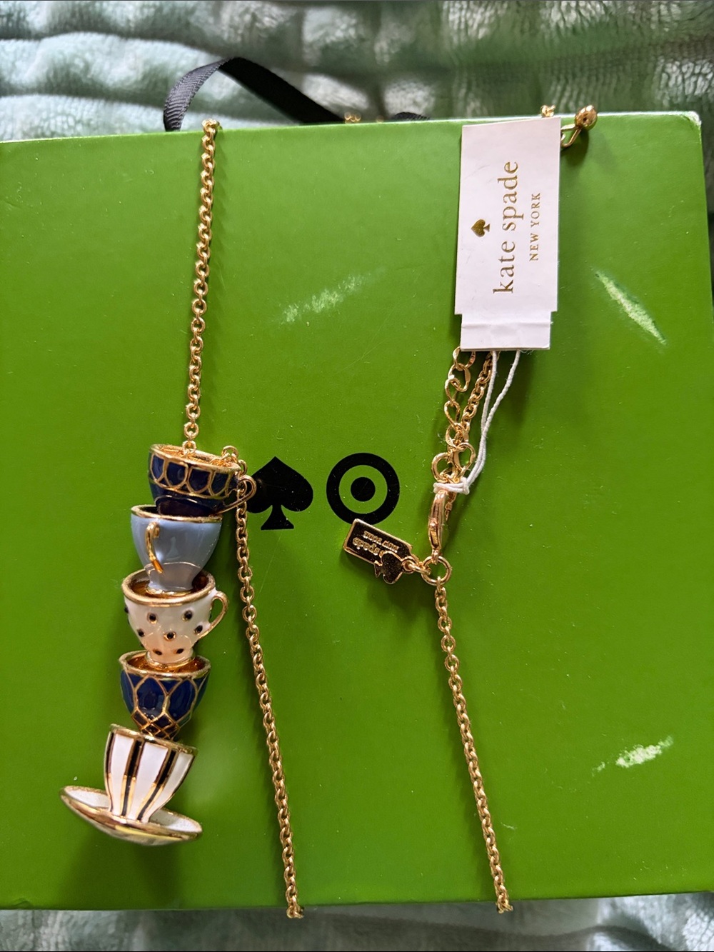 NWT kate spade ♠️ Teacup Necklace